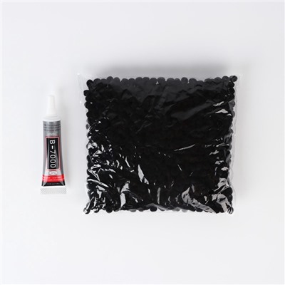 УЦЕНКА Игрушка помпонами «Медведь» чёрная