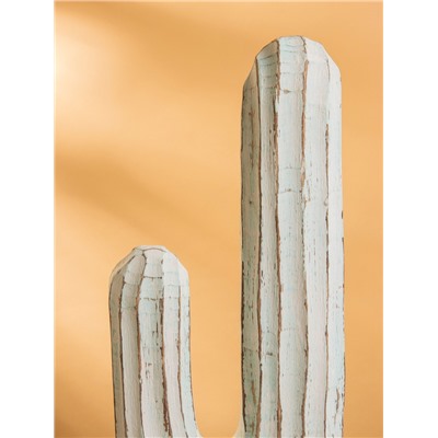 Сувенир «Кактус», 24×9×54 см, дерево, голубой