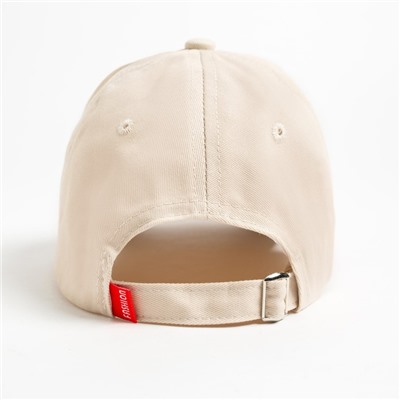 Бейсболка MINAKU, бежевая, размер 56-58