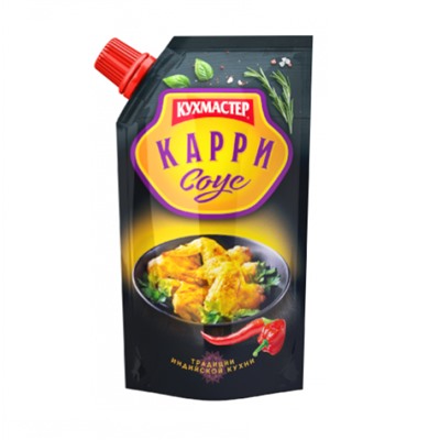 Соус КУХМАСТЕР "Карри", 260 г (дой-пак), Соус «Карри»