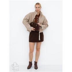 Сумка женская кожаная 88018NN coffee Natale Navetta  в Новосибирске