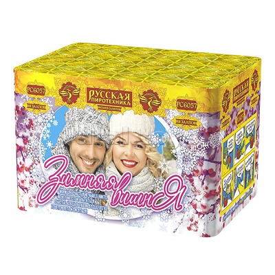 Батарея салютов "Зимняя вишня" (0,6" х 88 залп.) * в кор. 8 шт. Срок до 01.04.28