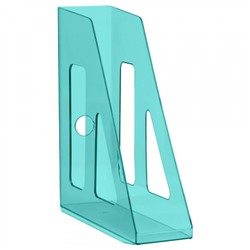 Лоток для бумаг вертикальный  70 мм Актив тонированный мятный ЛТВ-31102 Стамм