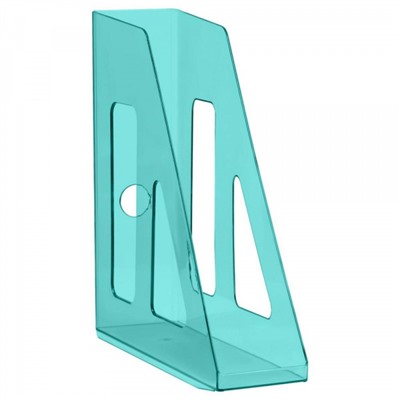 Лоток для бумаг вертикальный  70 мм Актив тонированный мятный ЛТВ-31102 Стамм