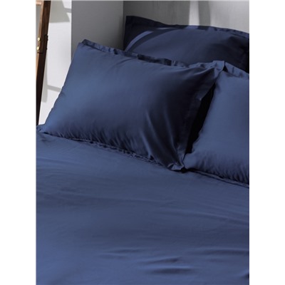 Простыня евро SL Home Tencel, 235×260 см, синяя, тенсель