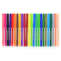 Фломастеры 24 цв. классические, круглый корпус, картонная упаковка