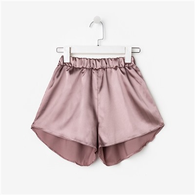 Пижама женская (рубашка, шорты) женская MINAKU: Light touch, фиолетовая, размер 44