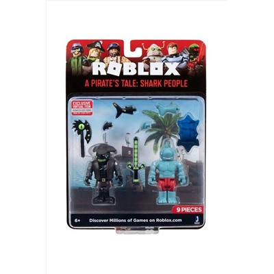 Игрушка Roblox - фигурки героев A Pirate's Tale: Shark People 2 шт с аксессуарами Игрушки разных брендов, 267807