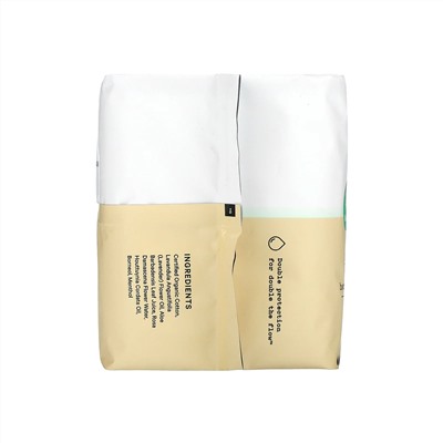 The Honey Pot Company, Organic Incontinence Liners, Herbal-Infused Cotton Liners With Wings, 20 Count