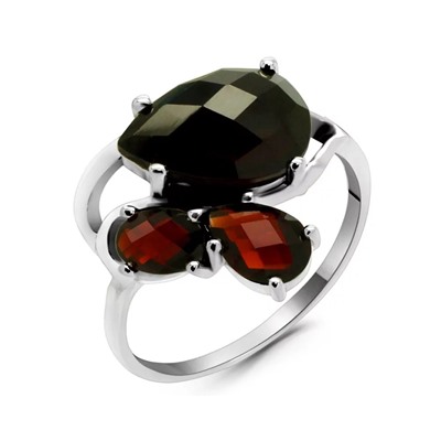Кольцо из серебра гранат, Феруччо
