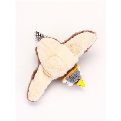 Интерактивная игрушка для животных «Воробей», коричневая