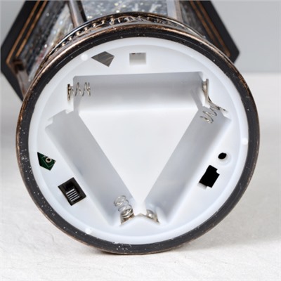 Светильник настольный новогодний 12х11х26 см / NG206-9 /уп 12/ музыкальный