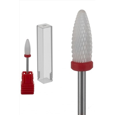 Nail Art Фреза керамическая пламя, Н0615Т- F, красный KRISTALLER, 1107396