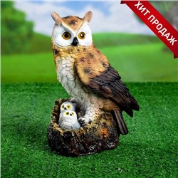Садовая фигура из гипса «Семейство сов», 26×13×17 см