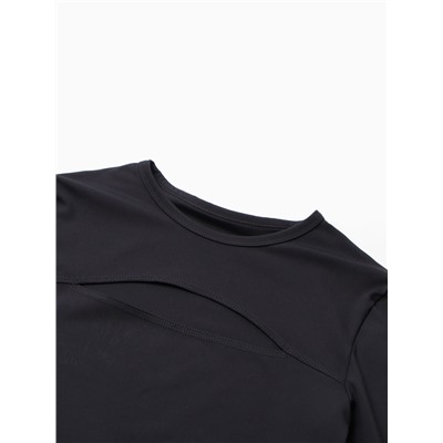 Рашгард с размером спортивный женский MINAKU, чёрные, размер 44