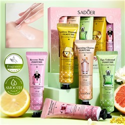 Набор парфюмированных кремов для рук в коробке Sadoer, 5 шт. * 30 гр.