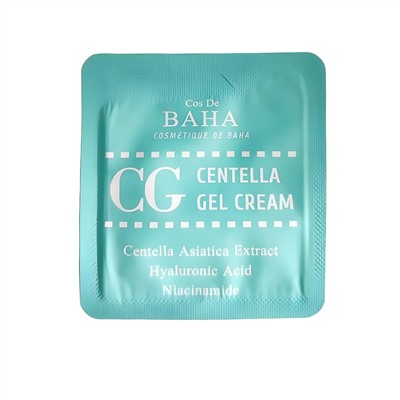 Cos De BAHA Успокаивающий гель-крем для лица и шеи с центеллой / Centella Gel Cream Sample (CG120), 1,5 мл 24696