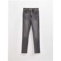 Skinny CONTE CON-701 Джинсы skinny с высокой посадкой и эффектом потертости