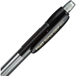 Карандаш механический Pilot Super Grip, 0.7 мм, резиновый упор, чёрный