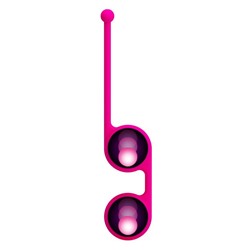 Ярко-розовые вагинальные шарики Kegel Tighten Up III