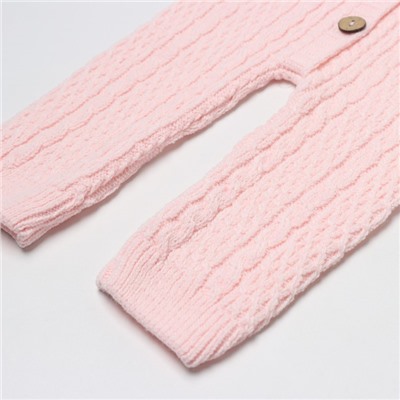 Комбинезон детский, цвет розовый, рост 56-62 см