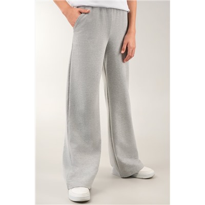 Брюки палаццо из футера для девочки Happyfox