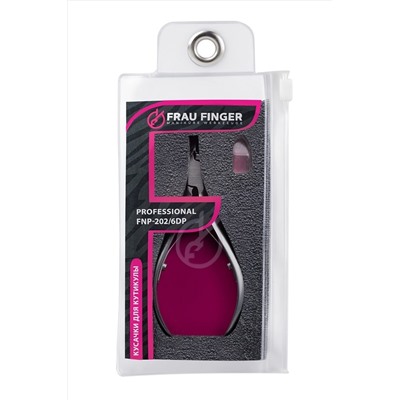 Frau Finger Кусачки маникюрные для кутикулы / Professional FNP-202/6DP, двойная пружина, ручная заточка, 6 мм KRISTALLER, 1110664