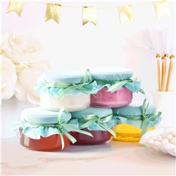 Свадебный комплимент Зеленая пастель с Малиной крем-мёд 100 гр.