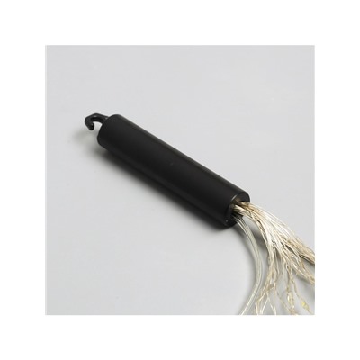 Гирлянда «Конский хвост» 20 нитей по 2 м, IP20, серебристая нить, 400 LED, свечение тёплое белое, 12 В