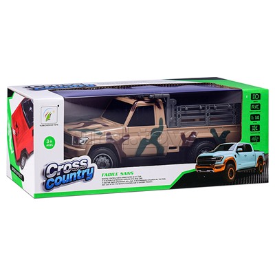 Машина "Пикап-камуфляж" р/у, с дымом, 27 MHz, в коробке