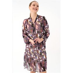 Платье Нежный акцент  – 2 (лиловый)