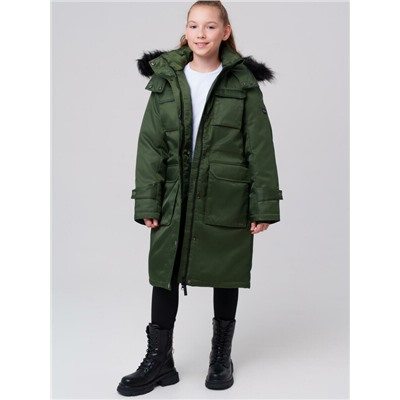 Пальто текстильное с полиуретановым покрытием для девочек