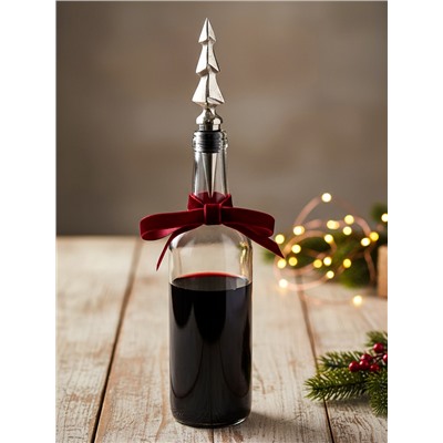 Пробка для бутылки «Ёлочка», 3×3×17 см, алюминий