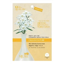 MIJIN Маска тканевая с экстрактом эдельвейса / MJ Care BSC Edelweiss Essence Mask, 25 г KRISTALLER, 1110064