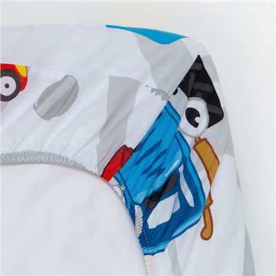 Постельное бельё ясельное «Стройка», бязь