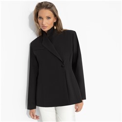 Жакет дизайнерский, Дерзкий силуэт (чёрный)