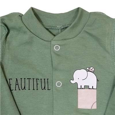 8974 Боди (жираф+слон) интерлок