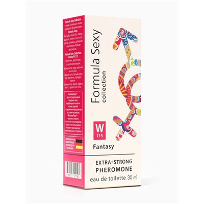 Туалетная вода женская с феромонами Formula Sexy collection Fantasy W115, 30 мл