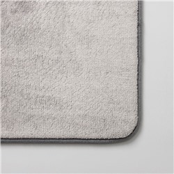 Коврики для ванной и туалета SAVANNA Memory foam, 2 шт: 60×90 см, 40×60 см, цвет серый