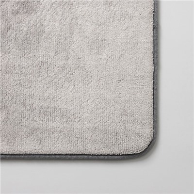 Коврики для ванной и туалета SAVANNA Memory foam, 2 шт: 60×90 см, 40×60 см, цвет серый