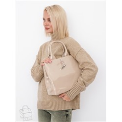 Сумка женская кожаная 5768P apricot Polina&Eiterou в Новосибирске