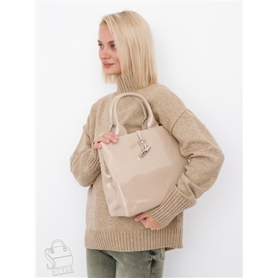 Сумка женская кожаная 5768P apricot Polina&Eiterou в Новосибирске