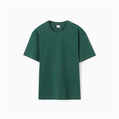 Футболка женская MINAKU, зелёная, размер 42-44