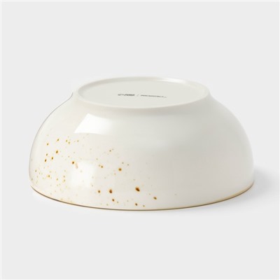 Салатник Magistro «Церера», 1.1 л, 18.5×7.5 см, фарфор, белый