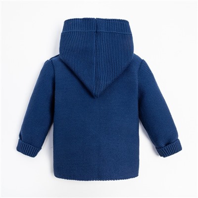 Джемпер вязаный Крошка Я Trendy, рост 68-74 см, синий