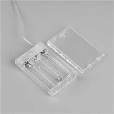 Светодиодная лента Luazon Lighting 1 м, IP20, SMD2835, 30 LED/м, 3хААА, свечение мульти