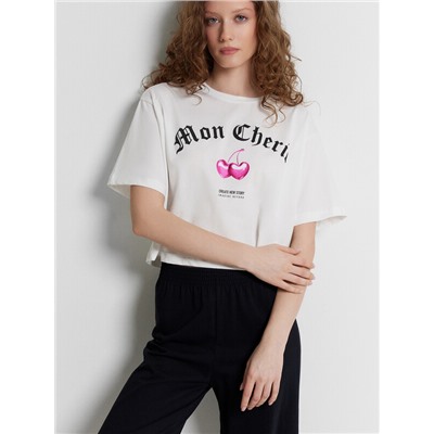 КОМПЛЕКТ ЖЕНСКИЙ (ФУТБОЛКА, БРИДЖИ) 592444