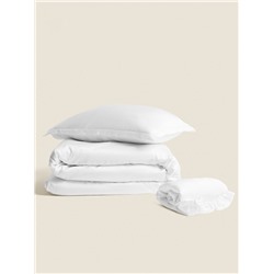 Простыня 1.5 спальная SL Home Tencel, 160×235 см, белая, тенсель