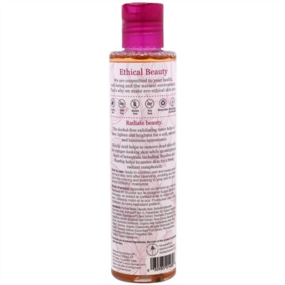Derma E, Essentials, тоник для сияния, гликолевая кислота и ройбуш, 6 жидк. унц. (175 мл)
