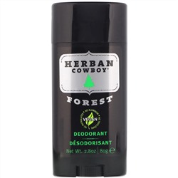 Herban Cowboy, Deodorant, Forest, 2.8 oz (80 g)